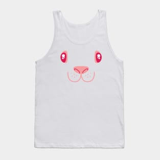 Cute Animal Face Bunny Rabbit Costume Tank Top